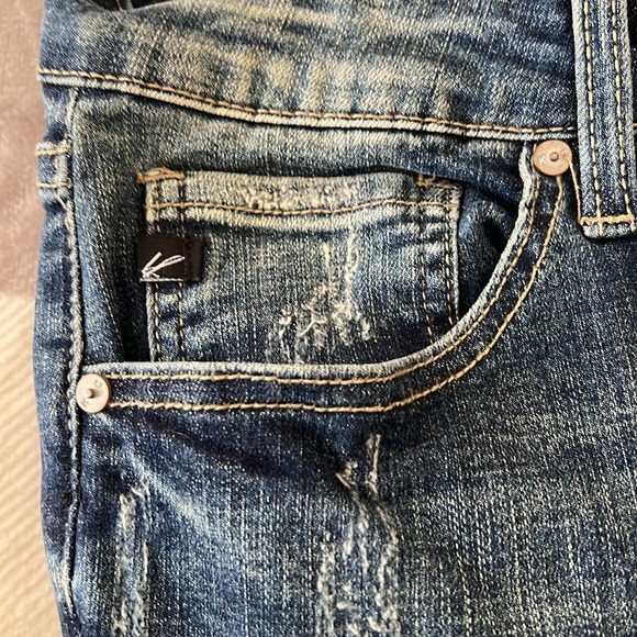 Women’s Distressed skinny jeans with stretch - Picture 10 of 10